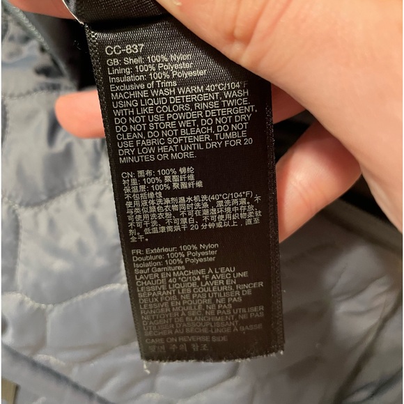 Marmot Quilted Shell Jacket in Charcoal Grey - Picture 7 of 7